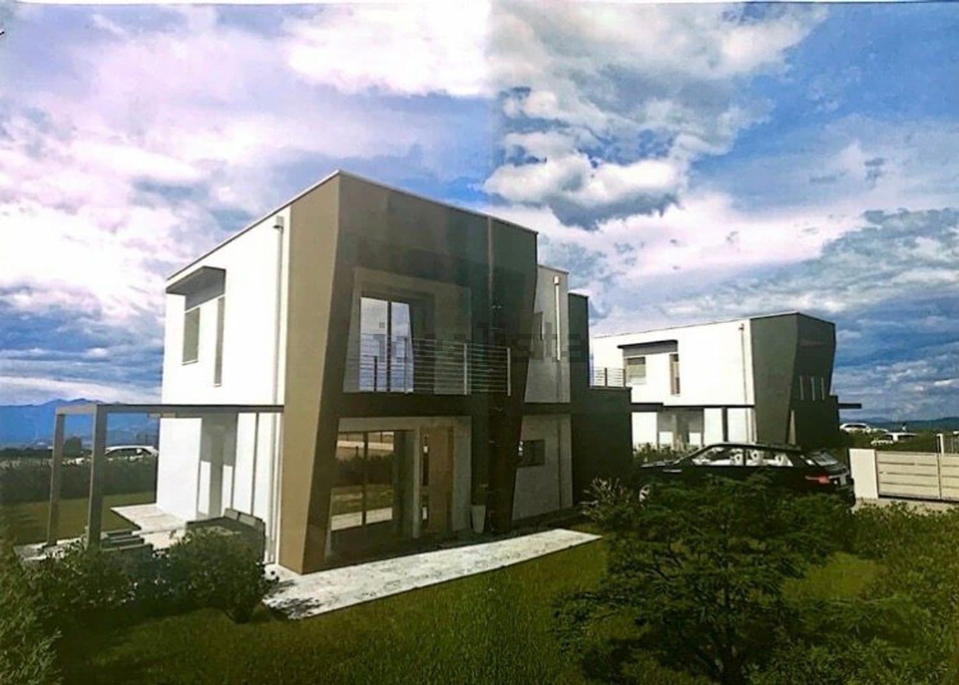 Villa di nuova costruzione con giardino a Loria, Castione — foto 1